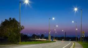 Solar led street light project in China