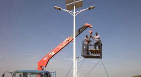 Solar Street light project in Mauritius