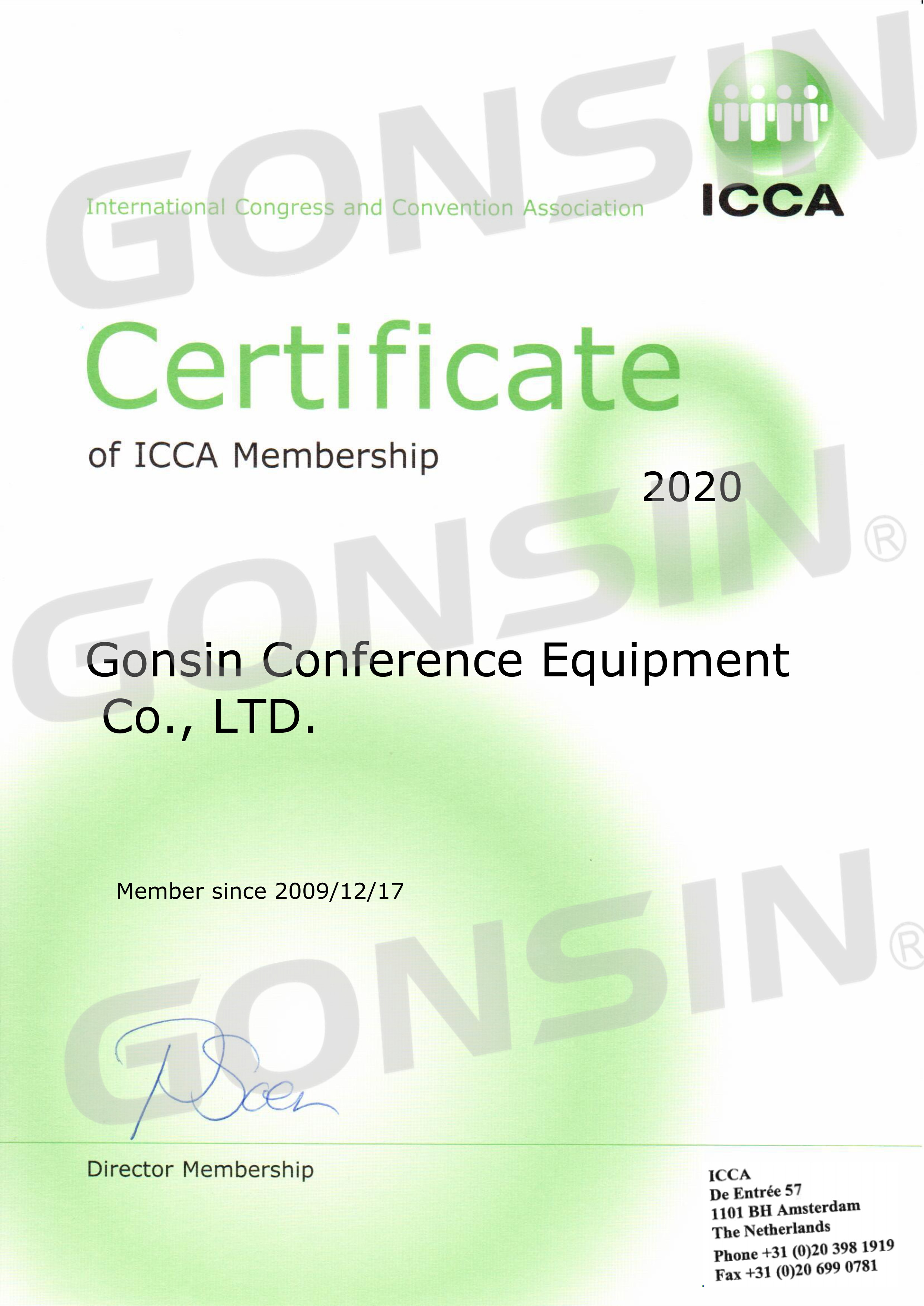 ICCA Membership