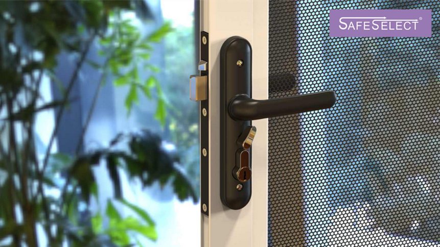 security screen door lock handle kit