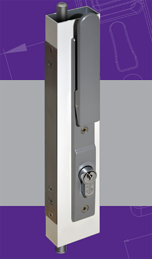 Keyed locks for pocket and bifolding doors