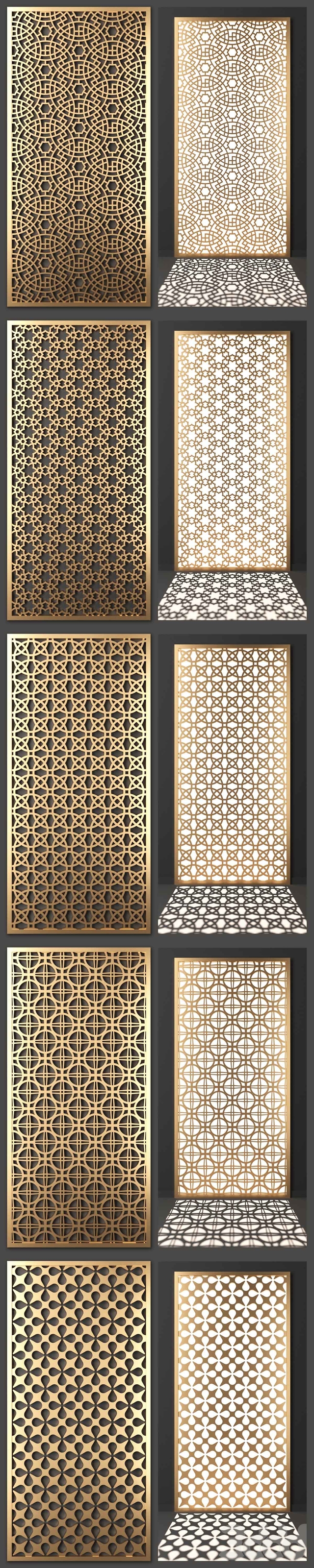 Stainless Steel Laser Cut Privacy Panels