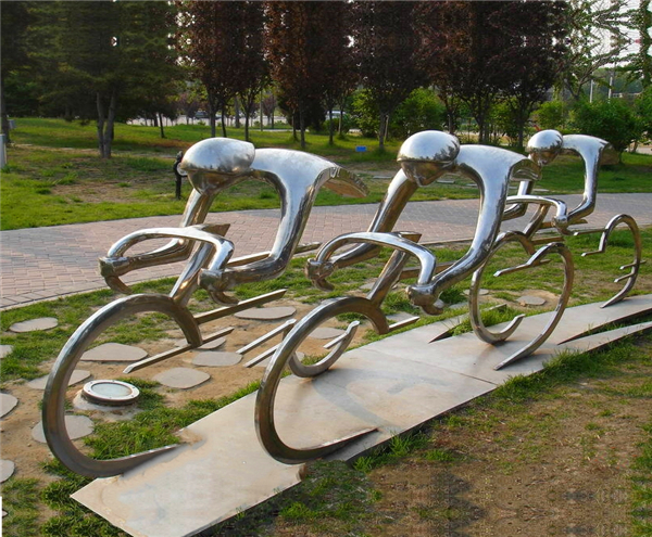 Metal Bicycle Sculpture