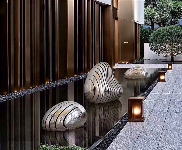 Hotel Yard Decoration Stainless Steel Sculpture