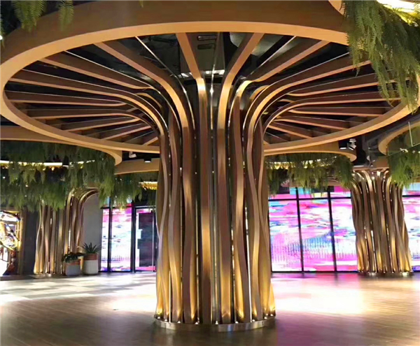 Stainless Steel Sculpture For Hotel Decoration
