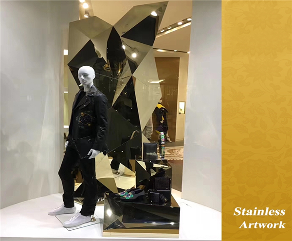 Stainless Steel Sculpture For Shopping Mall
