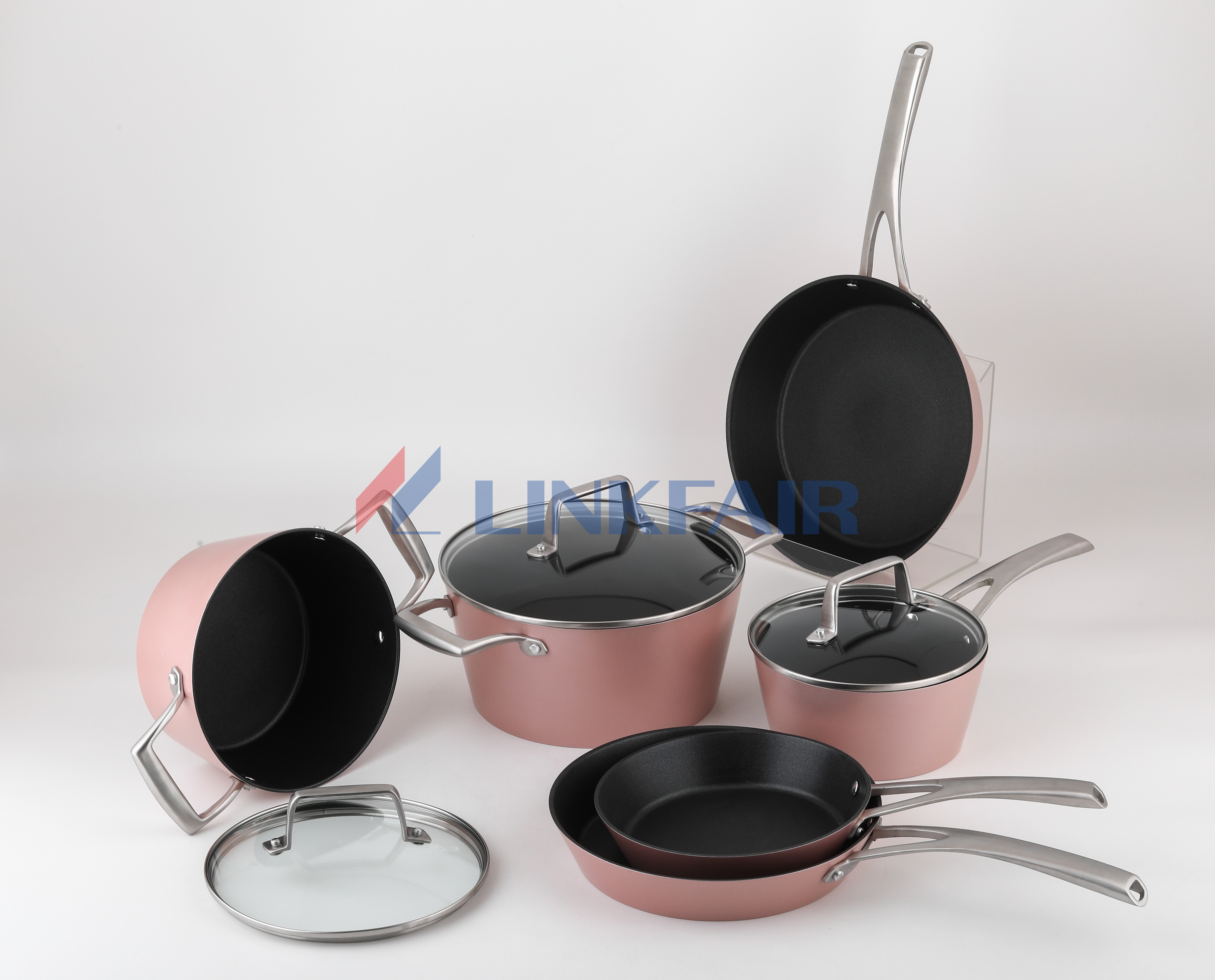12-piece Nonstick Cookware Pots and Pans Set