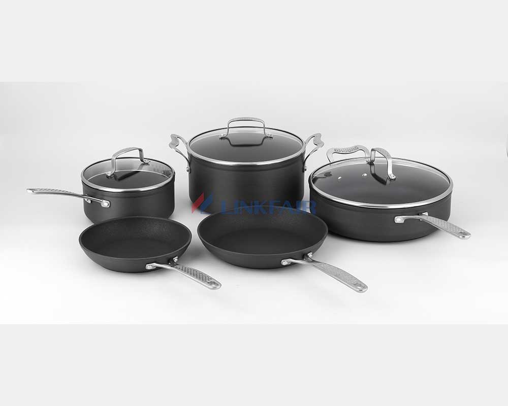  8-piece Cooks Standard Professional Non-stick Coating Cookware Set