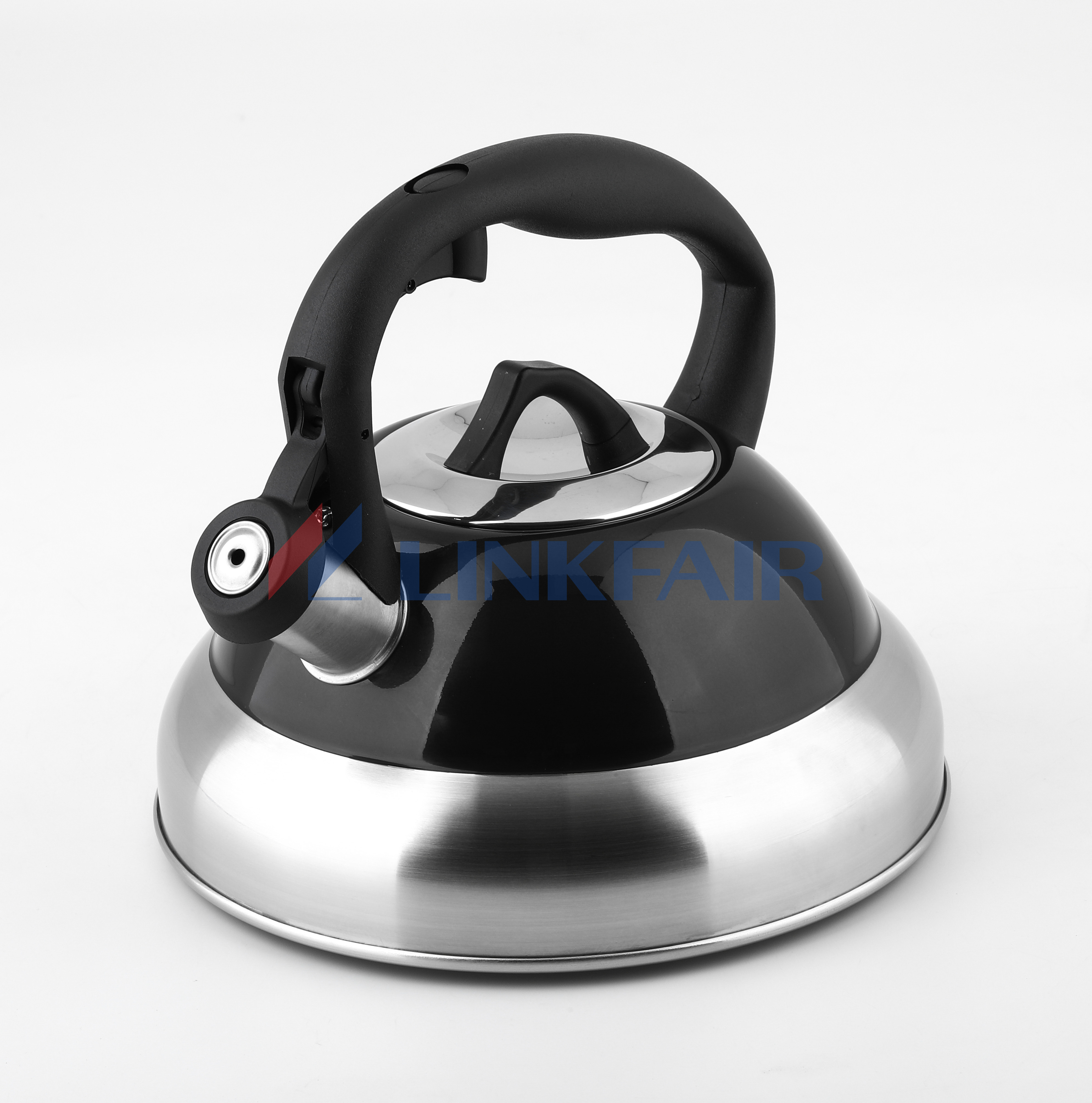 2.6L Stainless Steel Tea Kettle, Stainless Steel, Double Color