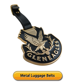 Etichette per bagagli in metallo
