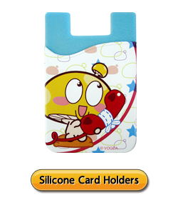 Porte-cartes en silicone