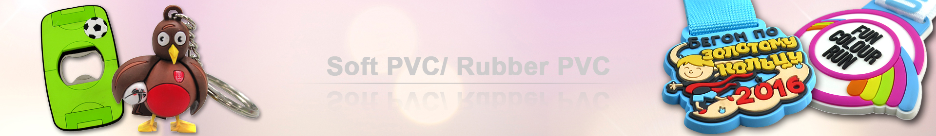 Clip en PVC personnalisé avec logo en PVC souple est cadeau promotionnel vif et coloré