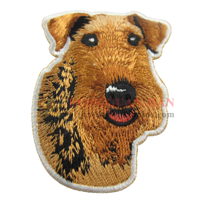 вышивка логотипа собаки