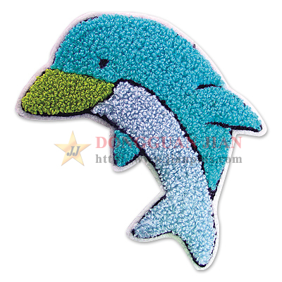 dolphin chenille patches