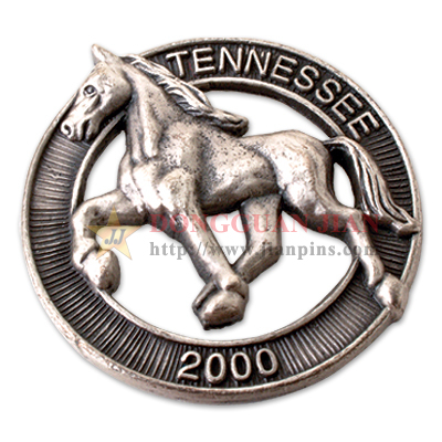 3D Badge of Horse Design