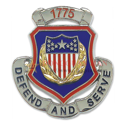 Zinklegering militære badges