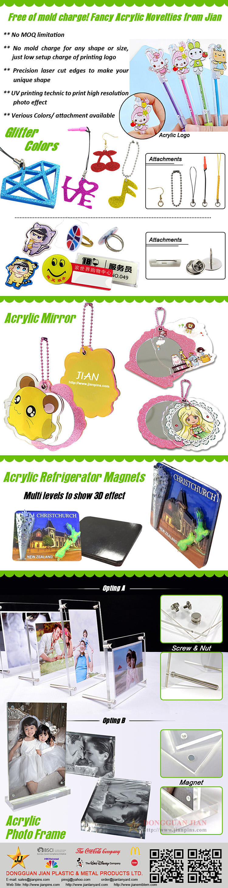 Adorable and Durable Acrylic Ornaments from JIAN