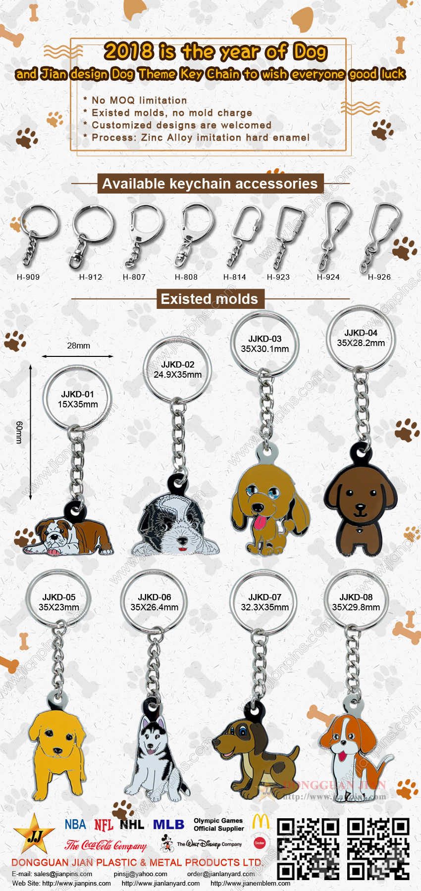 Nyckelringar för hund