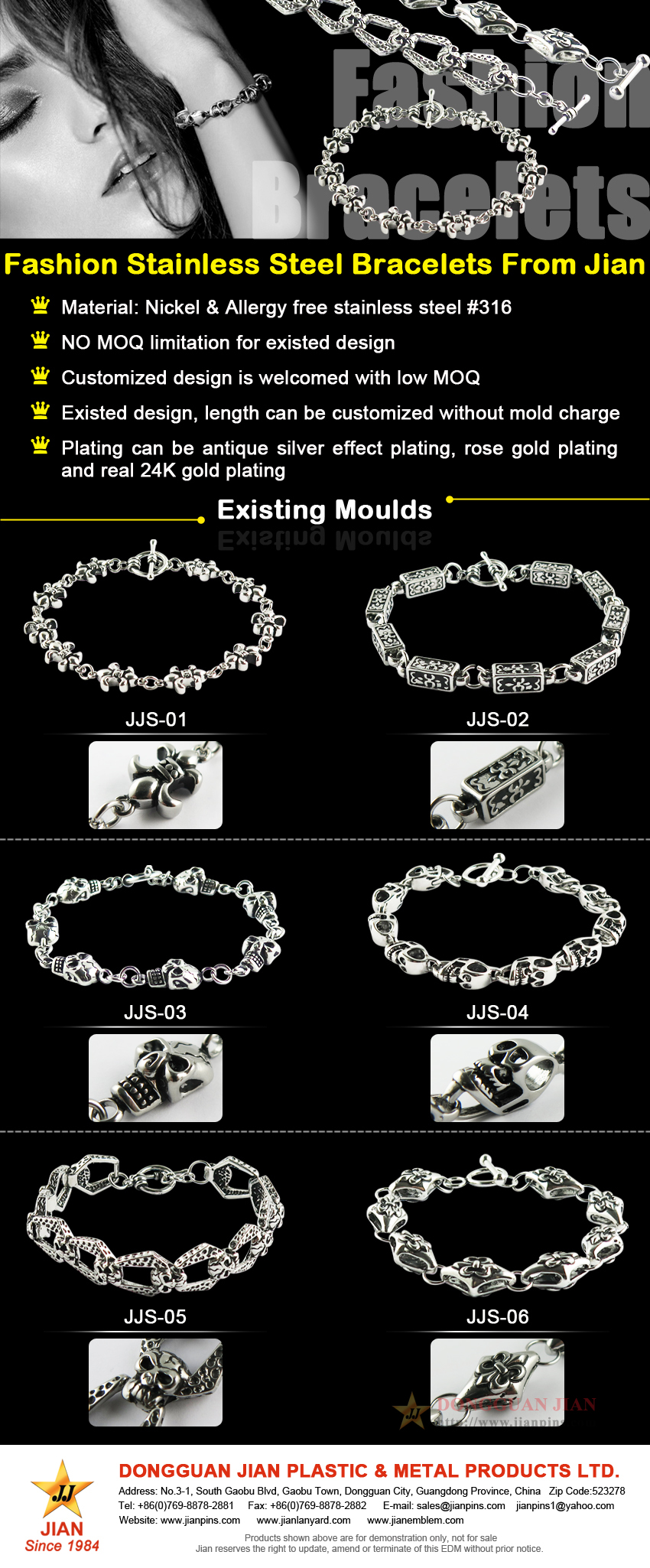 Fashion Stainless Steel Bracelets
