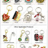 Porte-clés métalliques personnalisés Gros porte-clés métalliques porte-clés métalliques