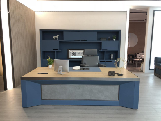 ZunShang Executive Blue Desk