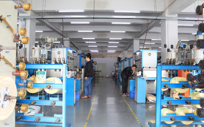 Welcome Jim from America to OPELINK Fiber cable factory