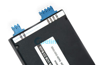DWDM OADM Module: Optical DWDM OADM, LC/PC Plug-in ABS BOX packaging