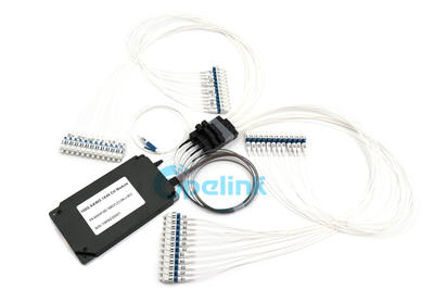 AAWG Module: 48CH Optical DWDM AAWG, LC/PC connector Metal BOX packaging