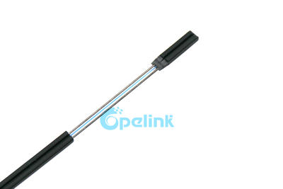 FTTH Fiber cable: GJXH FTTH Bow-Type Metal Strength Member Drop Cable 