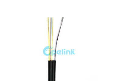 1-4fiber cores FTTH Cable, Self-supporting Bow-type Drop Optical Cable, Singlemode G657A1 G657A2, KFRP Strength Member