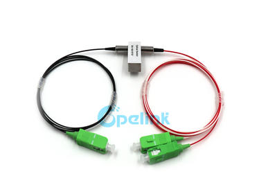 Fiber Optic Switch: 1X2 OSW Mechanical Optical Switch, 0.9mm SC/APC, Singlemode