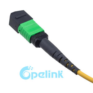 MPO Breakout Cable: 12 Fibers MPO Female to 12 LC/UPC Fiber Optic Patch cables, OS2 Singlemode, LSZH Yellow