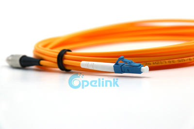Fiber Optic Patchcord, FC-LC Fiber Patch cord, 9/125um Singlemode, Simplex, 3mm Cable, LSZH/PVC Yellow