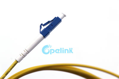 Fiber Patchcord: LC-LC Fiber Optic Patchcord, 9/125um Singlemode, Simplex, 2mm Cable, LSZH/PVC Yellow