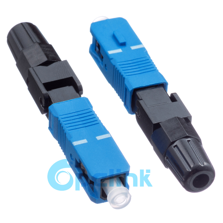 Fiber Optic Fast Connector: SC/PC SingleMode Straight-Through Field Assembly Quick Connector