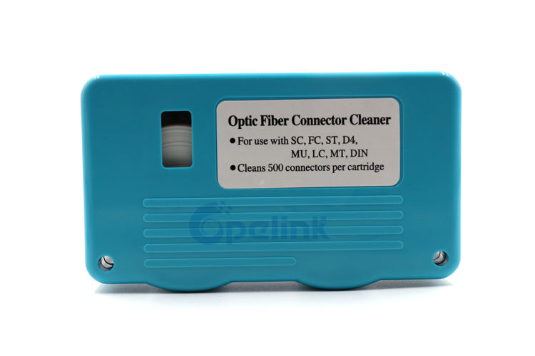 Fiber Optic Cassette Cleaner: Fiber optic Connector Cleaner for SC/FC/ST/LC/MPO Connectors per clean with over 500