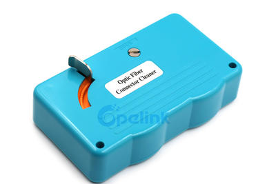 Fiber Optic Cassette Cleaner: Fiber optic Connector Cleaner for SC/FC/ST/LC/MPO Connectors per clean with over 500
