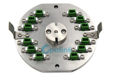 LC / APC Fiber Optic Fixture, Customized Fiber optic connector Polishing Fixture used in central polishing machine