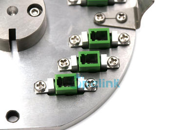 LC / APC Fiber Optic Fixture, Customized Fiber optic connector Polishing Fixture used in central polishing machine