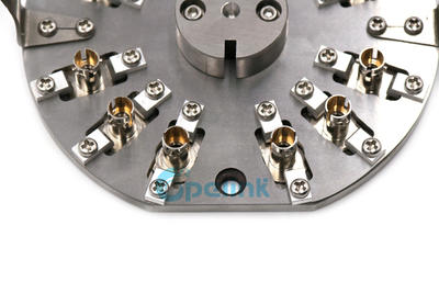 ST / PC Fiber Optic Polishing jig, Customized Fiber optic connector Polishing Fixture used in central polishing machine