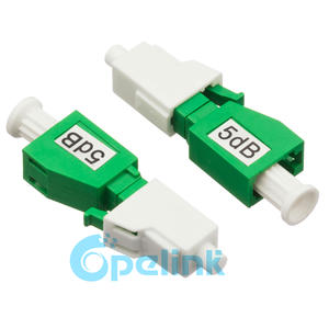 LC/APC Male-Female Fiber Optic Attenuator, Singlemode Optical Plug-type Attenuator, 1310&1550nm