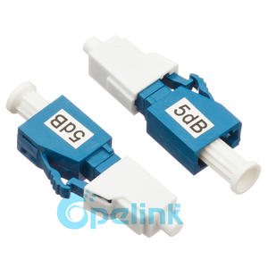 LC/UPC Plug-in Optical Attenuator, 1310&1550nm Singlemode Male-Female Fiber Optic Attenuator