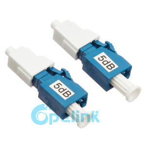 LC/UPC Plug-in Optical Attenuator, 1310&1550nm Singlemode Male-Female Fiber Optic Attenuator