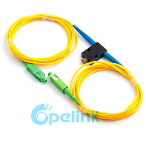 Variable optical attenuator: SC/APC-SC/APC Variable Fiber Optic VOA In-Line Attenuator, Singlemode 3mm Fiber cable, attenuation range up to 55dB