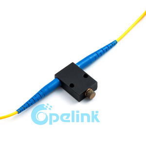 Variable optical attenuator: SC/APC-SC/APC Variable Fiber Optic VOA In-Line Attenuator, Singlemode 3mm Fiber cable, attenuation range up to 55dB