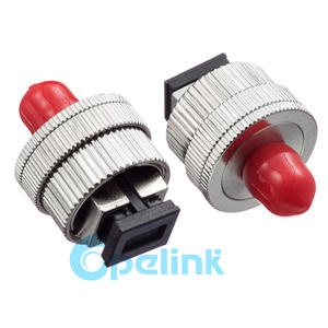 FC-SC Adapter Type Adjustable Optical Attenuator, Female to Female Mechanical Variable Fiber optic Attenuator, attenuation range up to 30dB