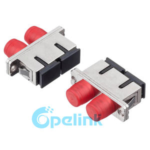 FC/UPC to SC/UPC Hybrid Optical Fiber Adapter, metal housing, singlemode Duplex Hybrid Fiber Adapter, flanged type