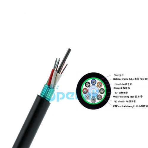 2-144Cores GYFTS Fiber Optic Cable Gel Free