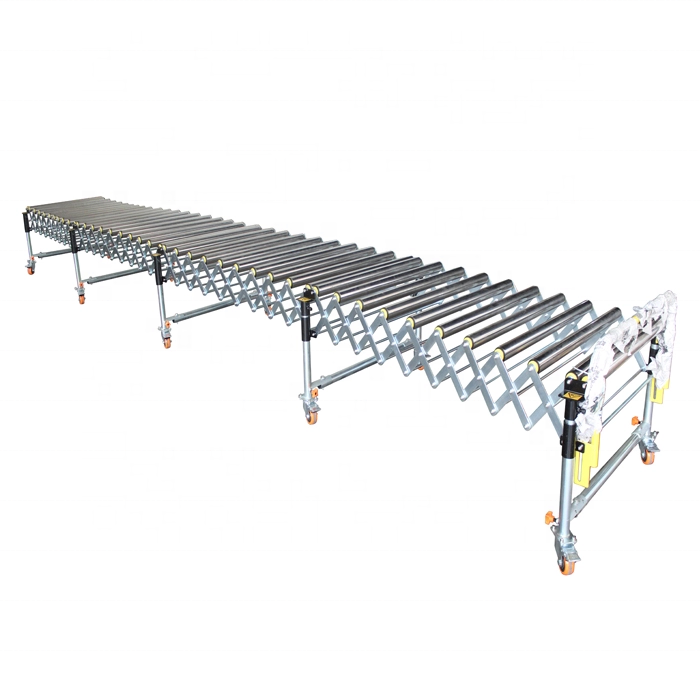 No-power Flexible gravity Roller Conveyor