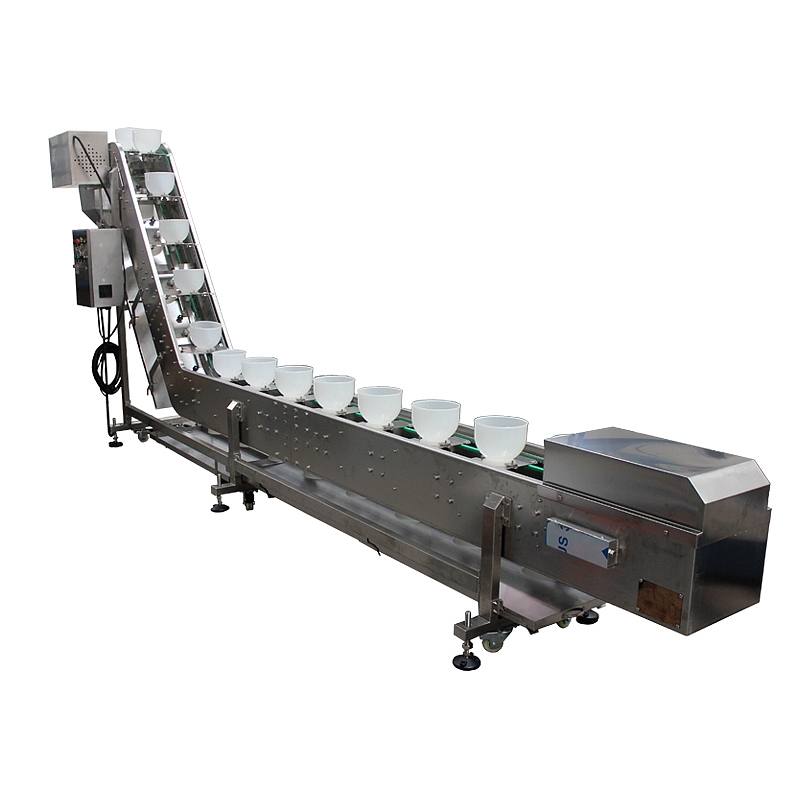 Inclined Plastic Bowl Conveyor